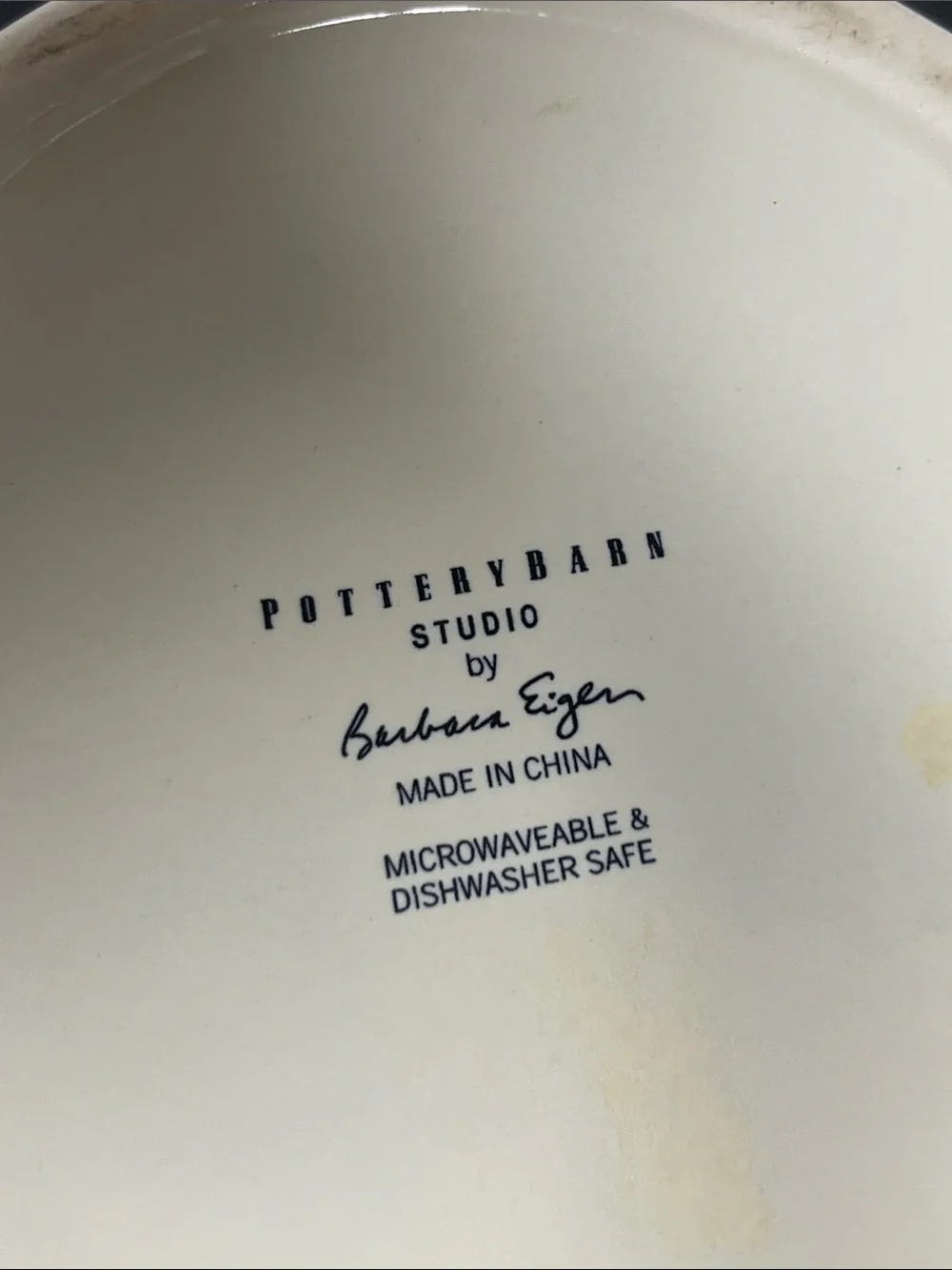 Pottery Barn tall ceramic